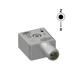 Inverse Voltage Biaxial Accelerometers